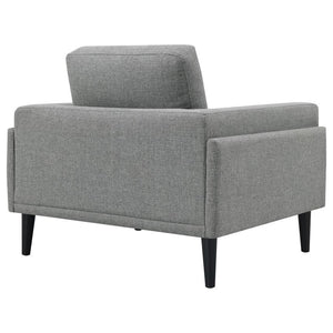 Rilynn - Upholstered Track Arm Accent Chair - Gray