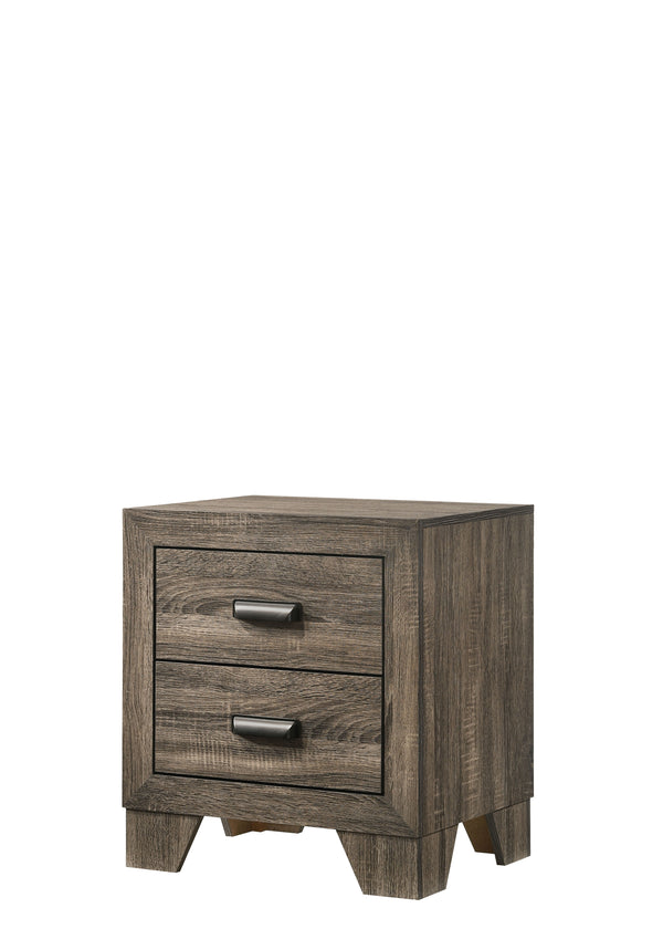 Millie - Full 5 Piece Bedroom Set - Warm Gray