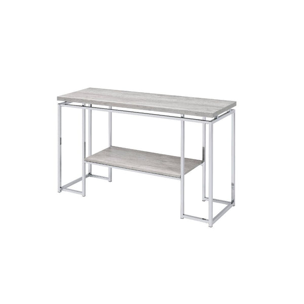  Rectangular Sofa Table â€¢ Storage: Open Compartment (1 Wooden Fixed Shelf) â€¢ Wooden Top