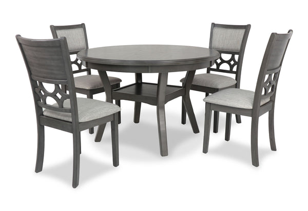 Mitchell - 5 Piece Dining Set - Gray