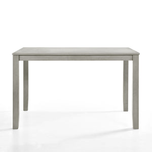  a perfect blend of durability and style. This table is crafted from a combination of solid Rubberwood and manufactured woods