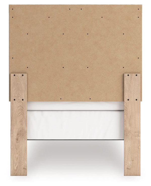 Sanginlane - Tan - Twin Panel Bed