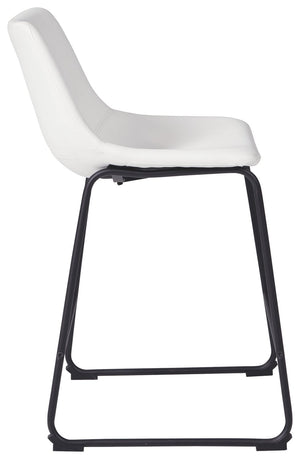 Centiar - White - Upholstered Barstool (Set of 2)