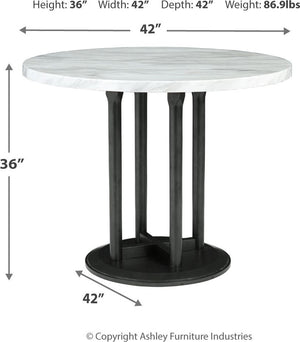 Centiar - Black / Gray - 5 Pc. - Counter Table