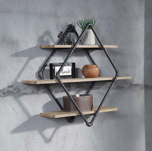 Brantley - Wall Shelf - Brown, Light - 35-"