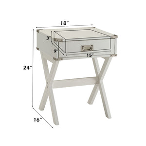 Babs - End Table - White