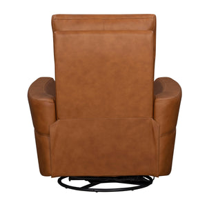 Remmington - Power Swivel Glider Recliner - Vintage Caramel