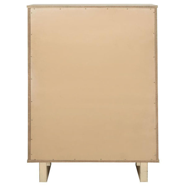 Kailani - 5-Drawer Bedroom Chest Of Drawers - Beige Oak