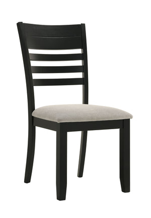 Folio - 6 Piece Dining Room Set - Light Brown / Black