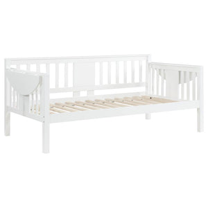 Bethany - Wood Twin Daybed With Drop - Down Tables - White