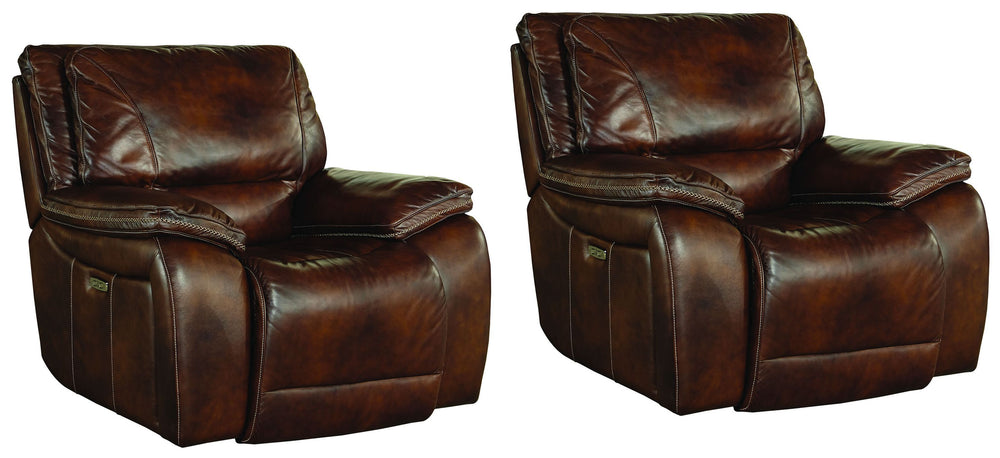 Take a seat and recline in seconds in this smooth and stylish Power Recliner. More than just beautiful, this innovative chair takes comfort to new heights with just the touch of a button. Offering effortless relaxation, it-'s sure to become your favorite 