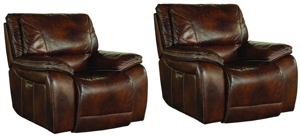 Take a seat and recline in seconds in this smooth and stylish Power Recliner. More than just beautiful, this innovative chair takes comfort to new heights with just the touch of a button. Offering effortless relaxation, it-'s sure to become your favorite 
