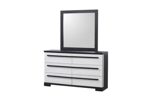 Remington - King 5 Piece Bedroom Set - Black / White