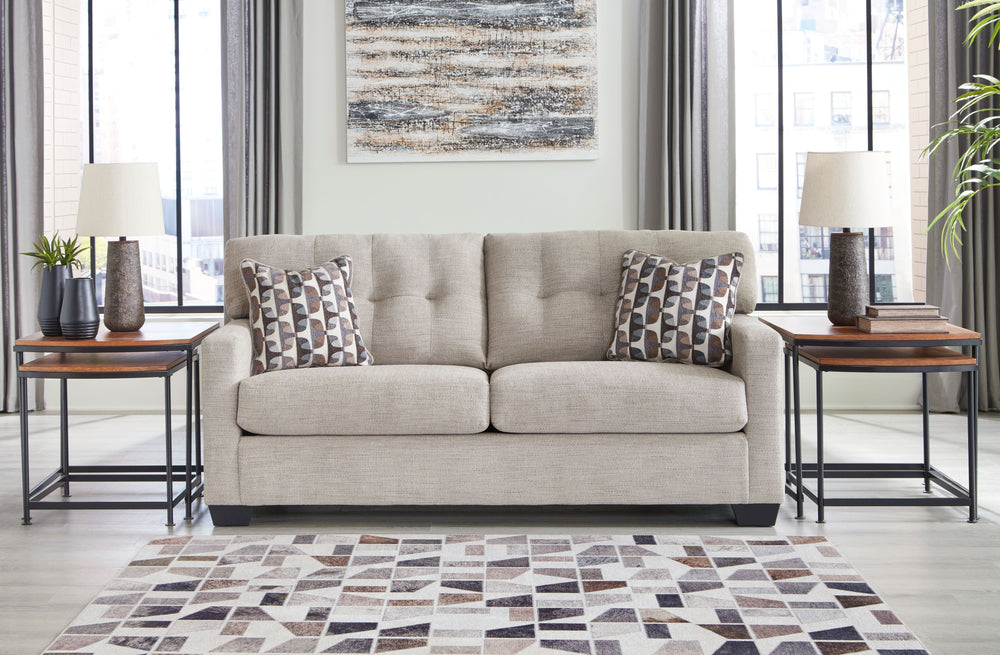 Reliable comfort, reimagined. Suitable for a variety of spaces, this sofa invites you to say hello to approachable, everyday style. It expertly balances classic details, like a tufted back, with a contemporary structure. Satisfyingly soft, multi-hued upho