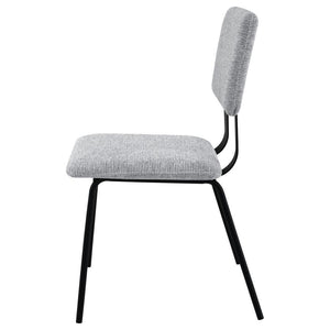 Calla - Fabric Upholstered Dining Side Chair (Set of 2) - Gray