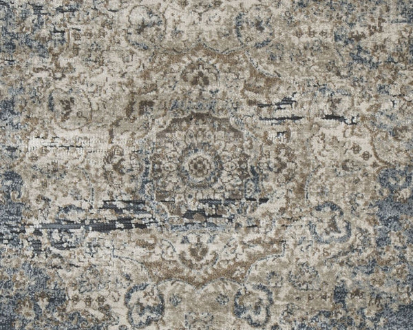 South - Blue / Beige - Large Rug