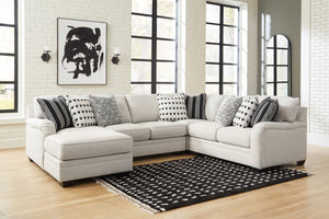 Huntsworth - Dove Gray - 4-Piece Sectional With Laf Corner Chaise