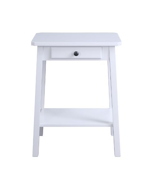 Kaife - Accent Table - White Finish