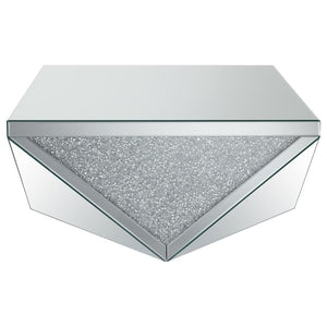  adding shimmering sparkle and opulent style. A 40-inch square