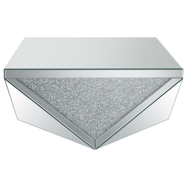  adding shimmering sparkle and opulent style. A 40-inch square