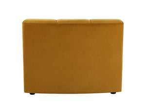 Felicia - Sectional Sofa - Yellow Velvet