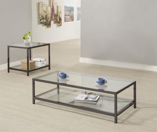 Trini - 2 Piece Coffee And End Table Set - Black