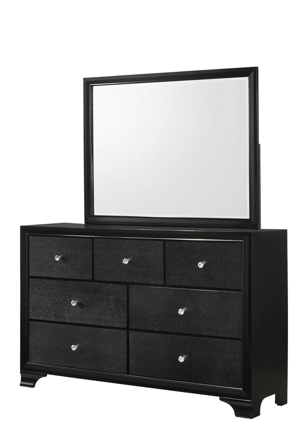 Micah - King 5 Piece Bedroom Set - Black