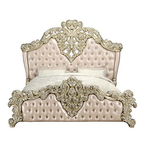 Vatican - Eastern King Bed - PU Leather