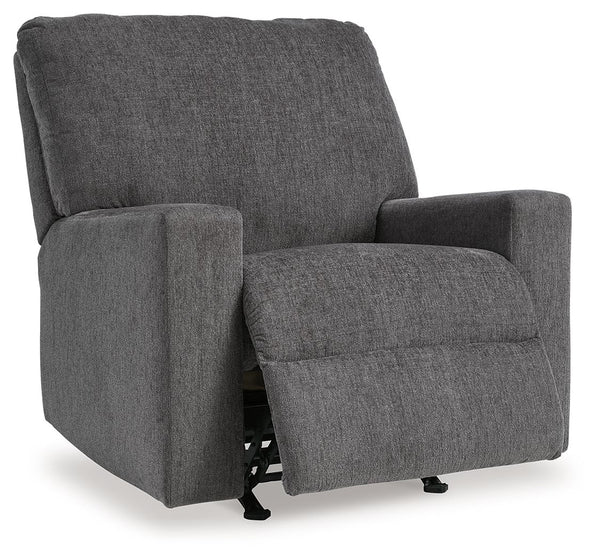 Rannis - Pewter - Rocker Recliner