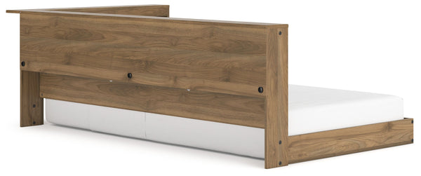 Deanlow - Honey - Twin Bookcase Storage Bed