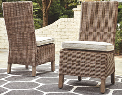 Sporting an easy-on-the-eyes look inspired by driftwood, this dining chair with cushion elevates the art of alfresco living. Beautiful and durable enough for indoor and outdoor use, the brilliantly styled seating entices with a plush, removable cushion wr