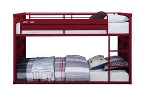 Cargo - Twin Over Twin Bunk Bed - Red
