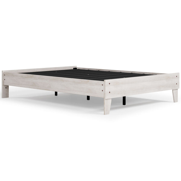 Shawburn - Whitewash - Full Platform Bed