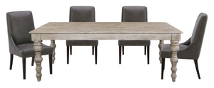  this table boasts a unique aesthetic with natural variations of color