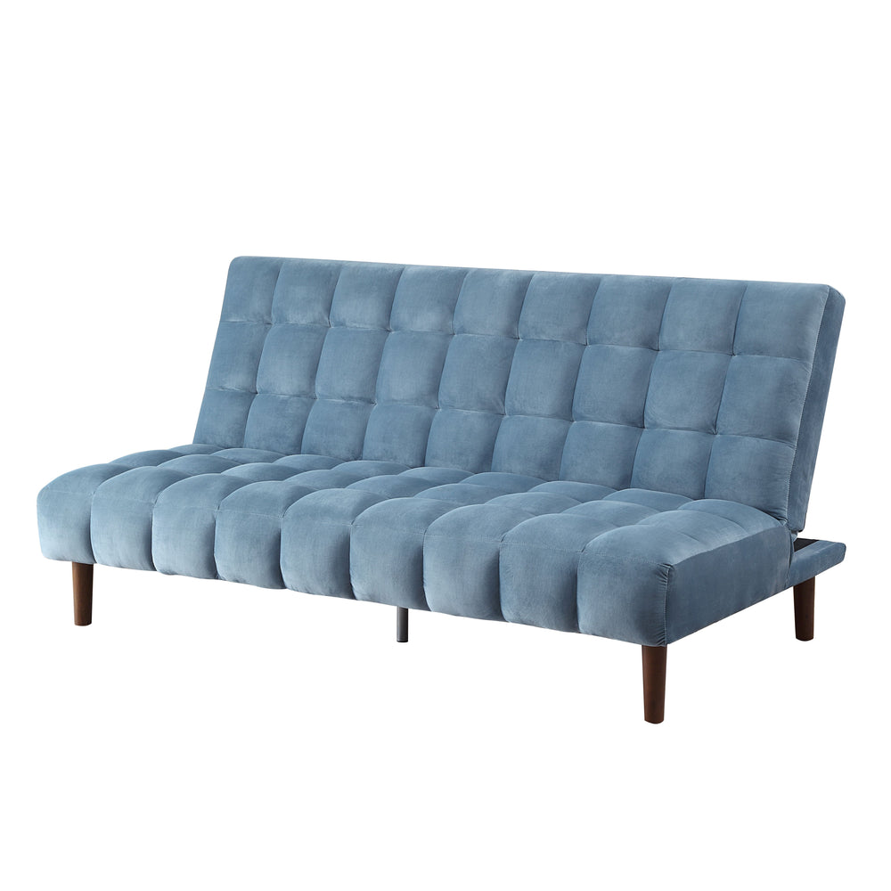 Seat Construction: Full FoamWooden Inner FrameWood LegsKD LegLoose Back & Tight Seat Cushion Grid Tufted Seat and Back Cushion Convertible from Sofa to Sleeper<br/><br/><b>Product Features</b><ul><li>Seat Construction: Full Foamâ€§Wooden Inner Frameâ€§Woo