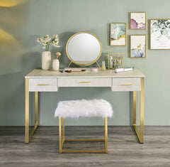 Myles - Vanity Desk - Beige - 50-"