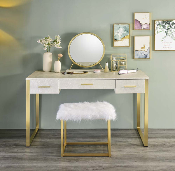 Myles - Vanity Desk - Beige - 50-"