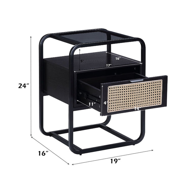 Colson - Accent Table - Black Finish