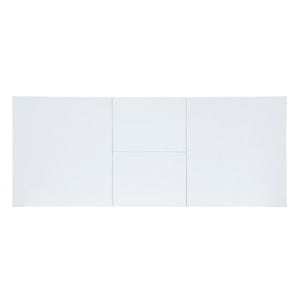 Gallegos - Dining Table With Leaf - White High