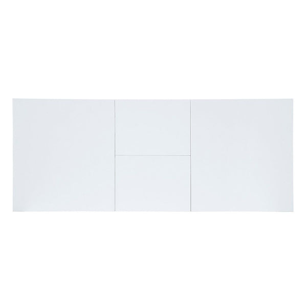 Gallegos - Dining Table With Leaf - White High