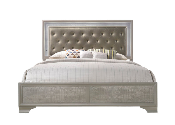 Lyssa - King 4 Piece Bedroom Set - Champagne