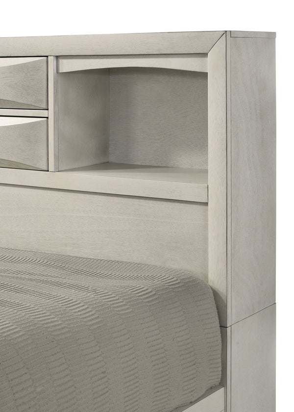 Emily - King 4 Piece Bedroom Set - White