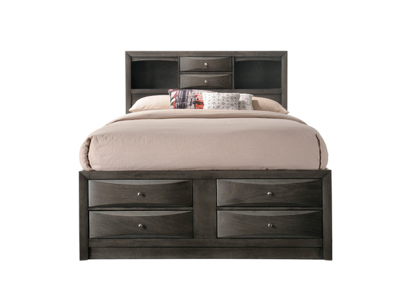Emily - Queen Bed - Gray