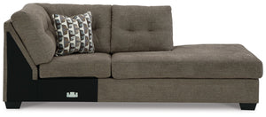 Mahoney - Chocolate - Raf Corner Chaise