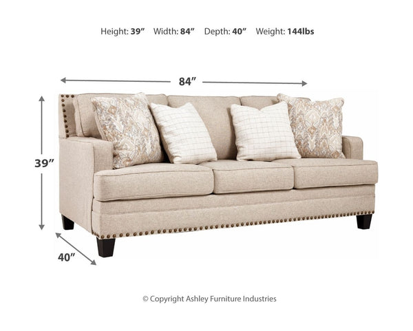 Claredon - Linen - 2 Pc. - Sofa