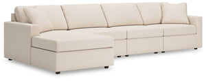 Looking cool and contemporary is great. But when it comes down to it, youâ€™re all about low-maintenance lounging. With the performance fabric on this sectional with chaise, cleaning spills is a breeze. And its customizable modular design caters to your e