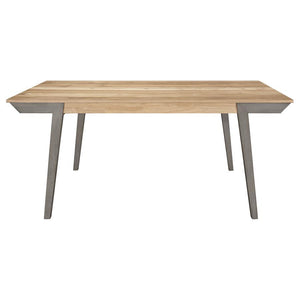  rectangular surface with plenty of room to spread out. The top showcases natural wood grains for a cool