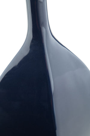Abtinson - Navy - Vase - 12"