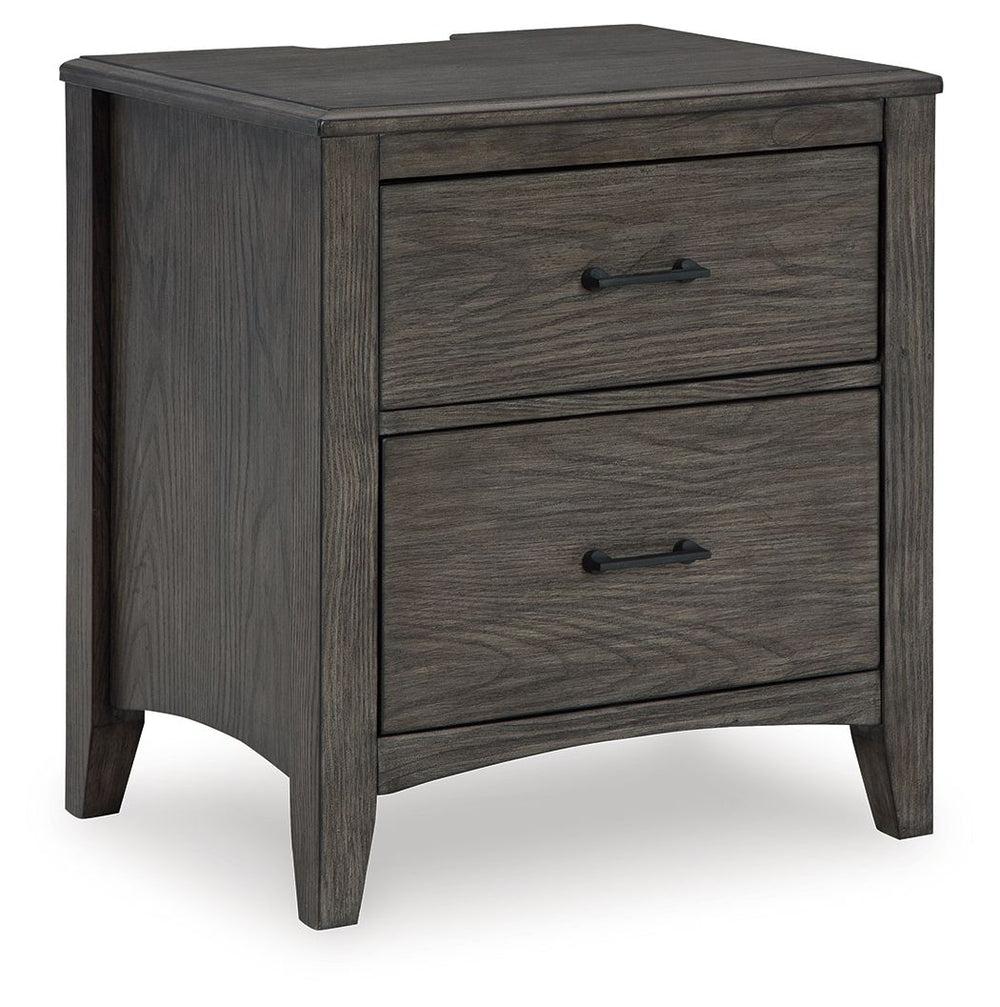 Cool and clean, yet warm and inviting. This nightstand has so many standout qualities, making it an inspired choice for your dream destination. A prime example of â€œcasual contemporaryâ€ style at its very best, this designer piece is dressed to impress 