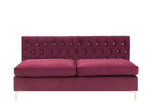 Jaszira - Sofa - Burgundy Velvet
